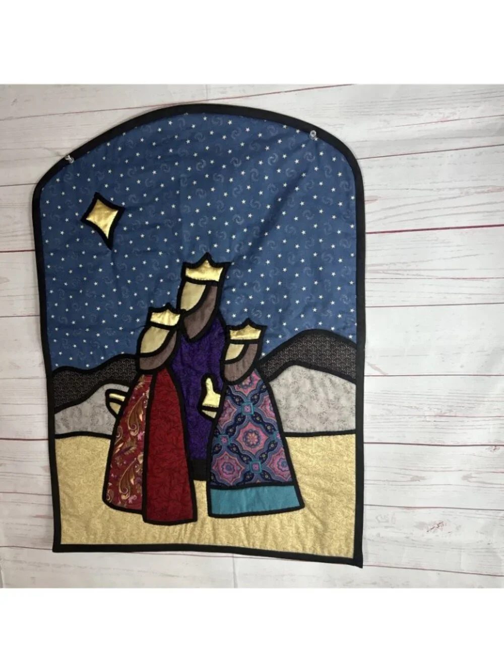 Handmade vintage appliqué